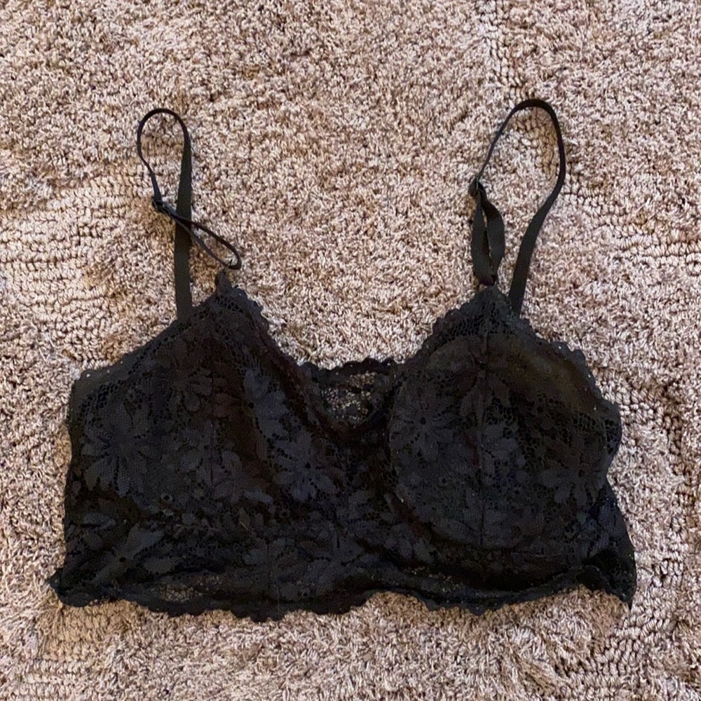 Black Lace Padded Bralette